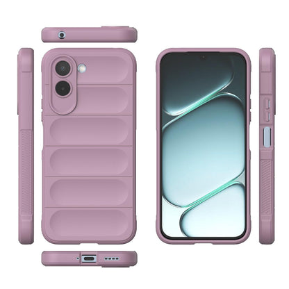 For OnePlus N6x 5G Global Magic Shield TPU + Flannel Phone Case - Purple - EDA004811316H