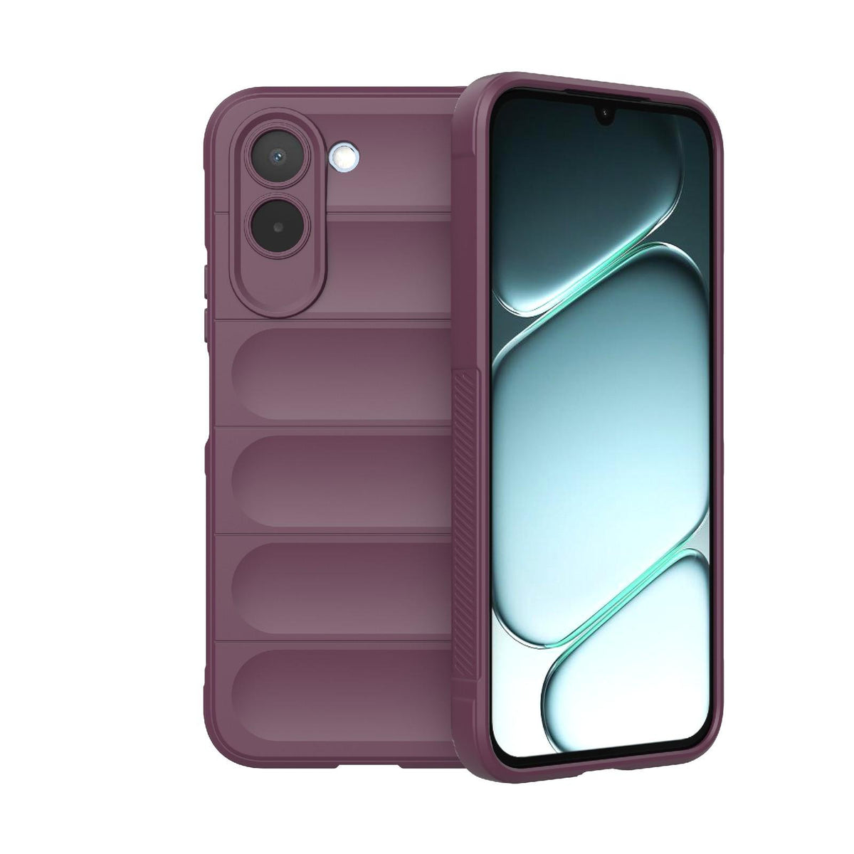 For OnePlus N6x 5G Global Magic Shield TPU + Flannel Phone Case - Wine Red - EDA004811316I