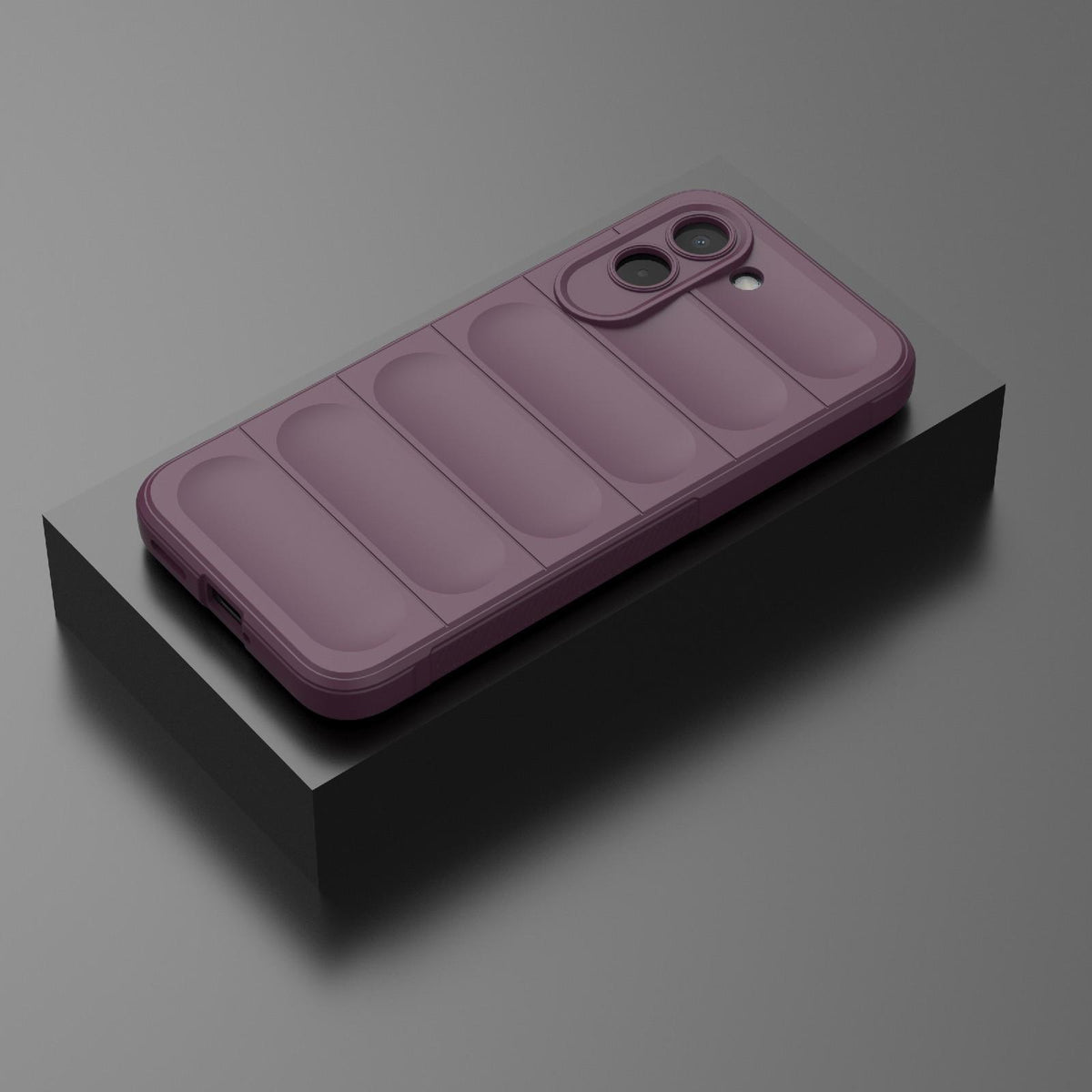 For OnePlus N6x 5G Global Magic Shield TPU + Flannel Phone Case - Wine Red - EDA004811316I