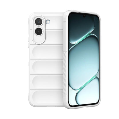 For OnePlus N6x 5G Global Magic Shield TPU + Flannel Phone Case - White - EDA004811316J