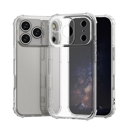 For iPhone 18 Pro Max Four-Corner Shockproof Clear TPU Phone Case - Transparent - EDA004827113A
