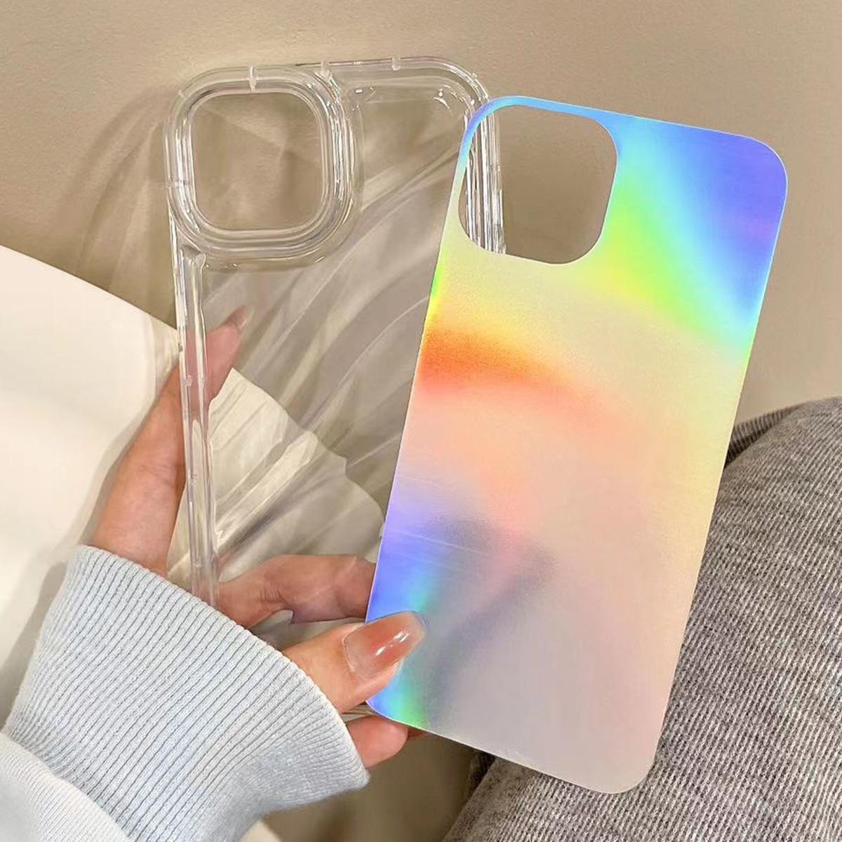 For iPhone 8 Plus / 7 Plus Laser Sequin Waves TPU Phone Case - Transparent - EDA004853427A