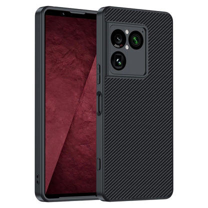 For Sony Xperia 1 VIII Ultra-thin Carbon Fiber Texture Printing Phone Case - Black - EDA004866706A