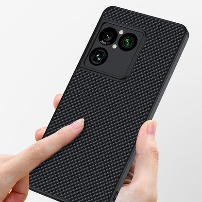 For Sony Xperia 1 VIII Ultra-thin Carbon Fiber Texture Printing Phone Case - Black - EDA004866706A
