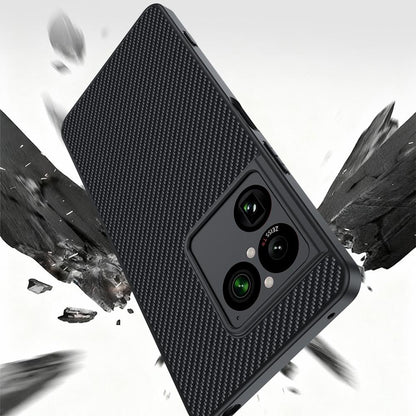 For Sony Xperia 1 VIII Ultra-thin Carbon Fiber Texture Printing Phone Case - Black - EDA004866706A