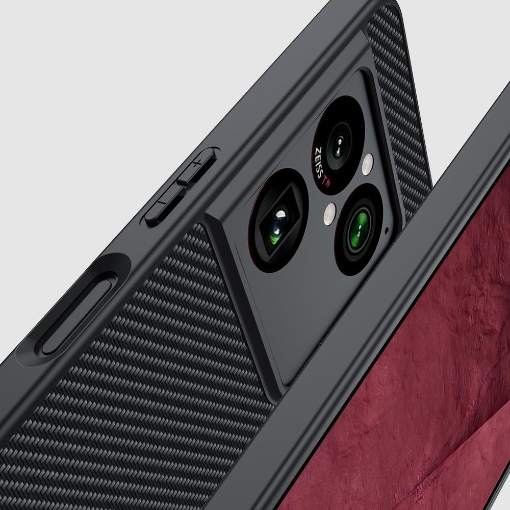 For Sony Xperia 1 VIII Ultra-thin Carbon Fiber Texture Printing Phone Case - Gold - EDA004866706B