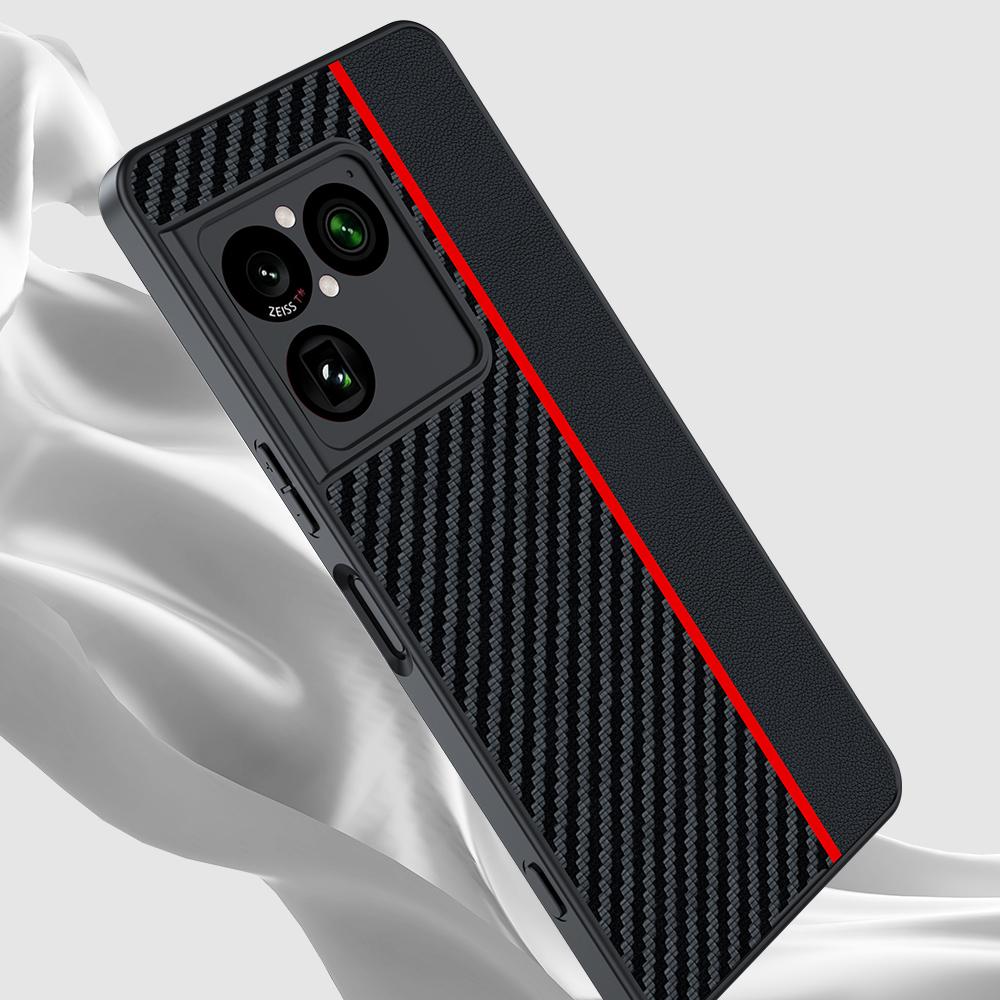 For Sony Xperia 1 VIII Ultra-thin Carbon Fiber Texture Printing Phone Case - Black Yellow - EDA004866706D