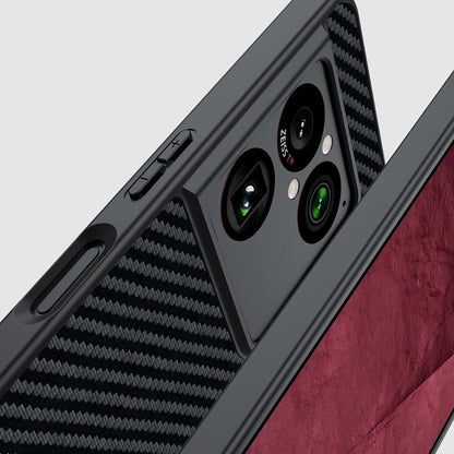 For Sony Xperia 1 VIII Ultra-thin Carbon Fiber Texture Printing Phone Case - Black Blue - EDA004866706E