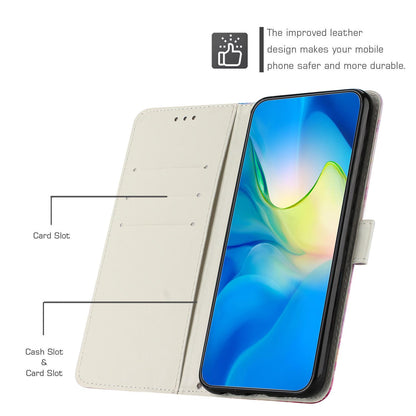 For Redmi K90 Pro Max / Poco F8 Ultra Painted Marble Pattern Leather Phone Case(Rose Gold)