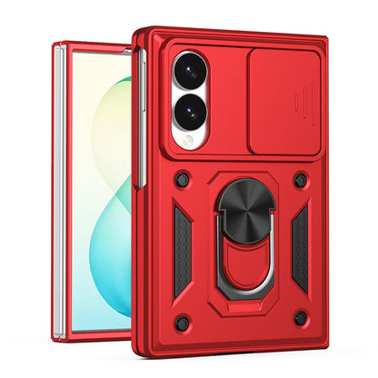 For Galaxy Z Fold8 5G Sliding Camera Cover Design TPU+PC Phone Case(Red)