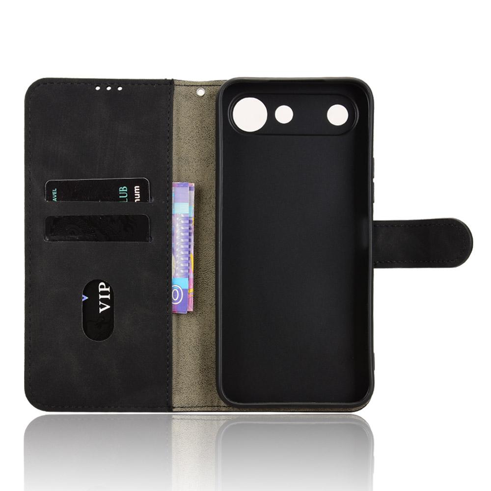 For Tecno Spark 50 5G Skin Feel Magnetic Flip Leather Phone Case(Black)