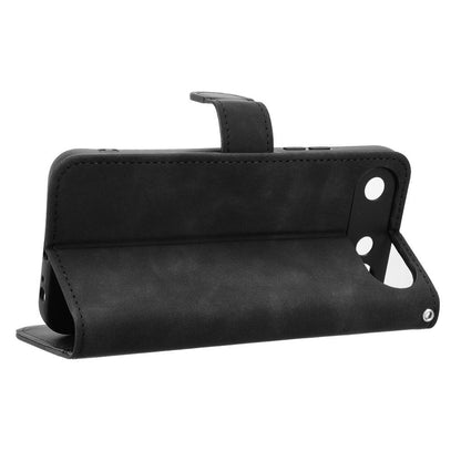 For Tecno Spark 50 5G Skin Feel Magnetic Flip Leather Phone Case(Black)
