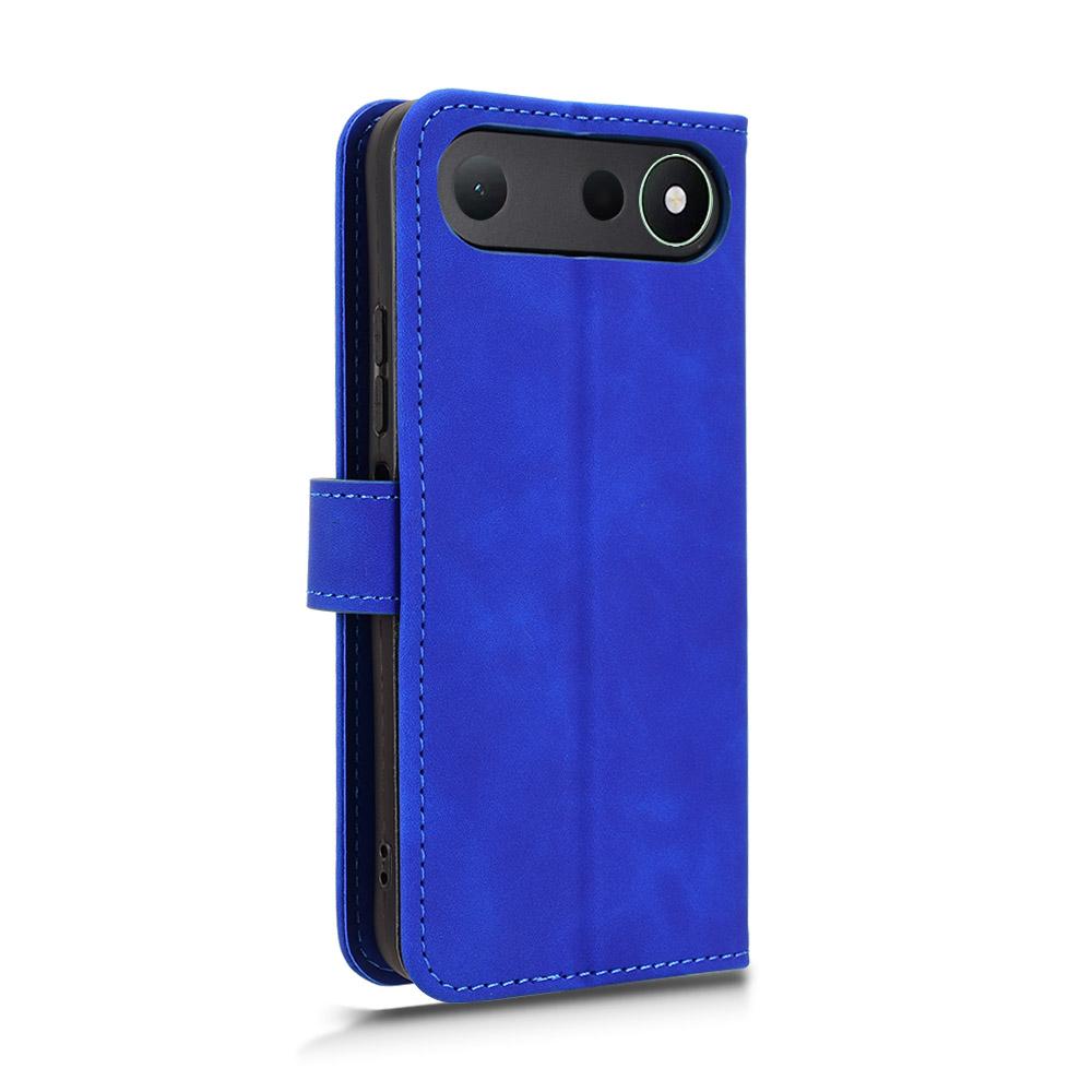 For Tecno Spark 50 5G Skin Feel Magnetic Flip Leather Phone Case(Blue)
