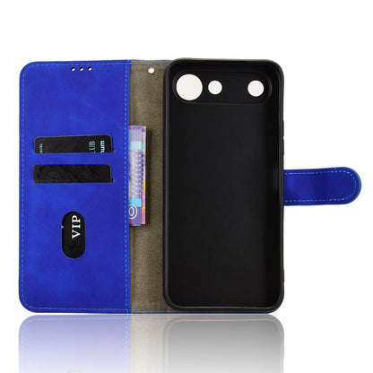 For Tecno Spark 50 5G Skin Feel Magnetic Flip Leather Phone Case(Blue)