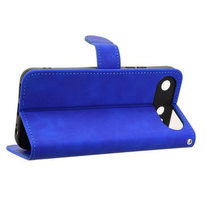 For Tecno Spark 50 5G Skin Feel Magnetic Flip Leather Phone Case(Blue)