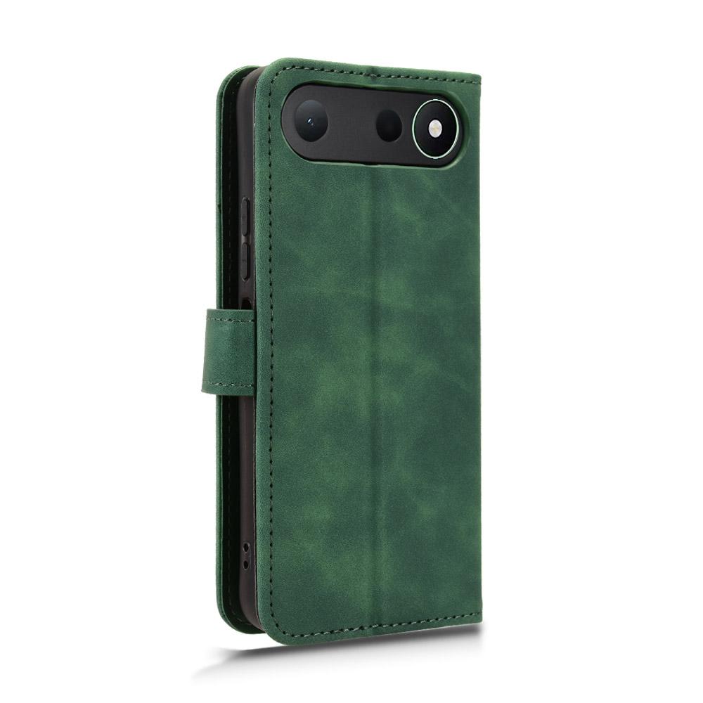 For Tecno Spark 50 5G Skin Feel Magnetic Flip Leather Phone Case(Green)
