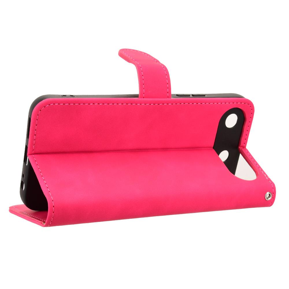 For Tecno Spark 50 5G Skin Feel Magnetic Flip Leather Phone Case(Rose Red)