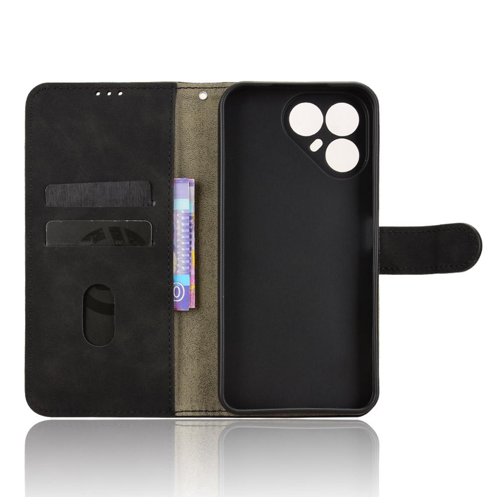 For Tecno Pova 8 5G Skin Feel Magnetic Flip Leather Phone Case(Black)