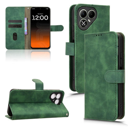 For Tecno Pova 8 5G Skin Feel Magnetic Flip Leather Phone Case(Green)