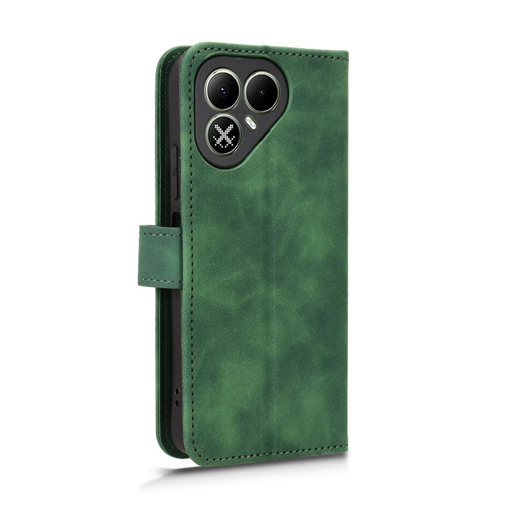 For Tecno Pova 8 5G Skin Feel Magnetic Flip Leather Phone Case(Green)