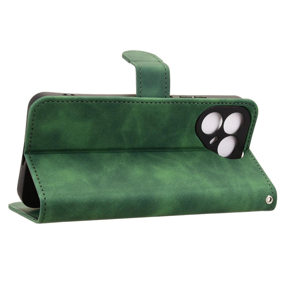 For Tecno Pova 8 5G Skin Feel Magnetic Flip Leather Phone Case(Green)