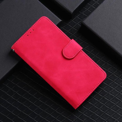 For Tecno Pova 8 5G Skin Feel Magnetic Flip Leather Phone Case(Rose Red)