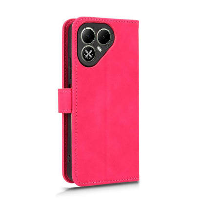 For Tecno Pova 8 5G Skin Feel Magnetic Flip Leather Phone Case(Rose Red)