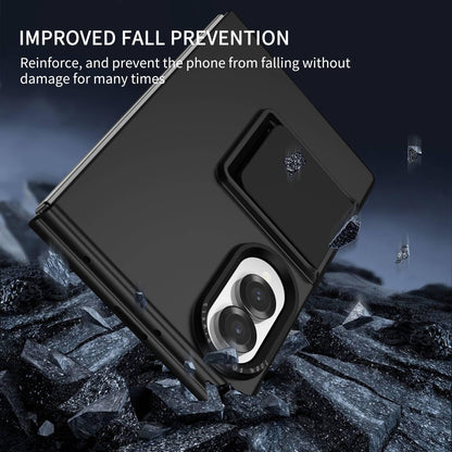 For Galaxy Z Fold8 5G Three-dimensional Folding Holder PC Phone Case - Black - EDA004894805A