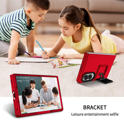 For Galaxy Z Fold8 5G Three-dimensional Folding Holder PC Phone Case - Red - EDA004894805B