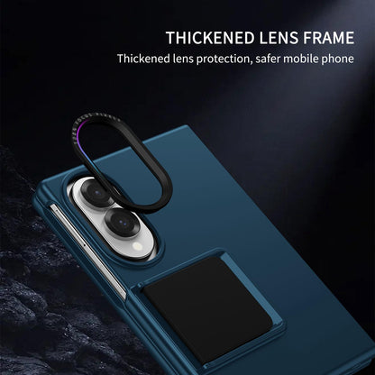 For Galaxy Z Fold8 5G Three-dimensional Folding Holder PC Phone Case - Blue - EDA004894805D