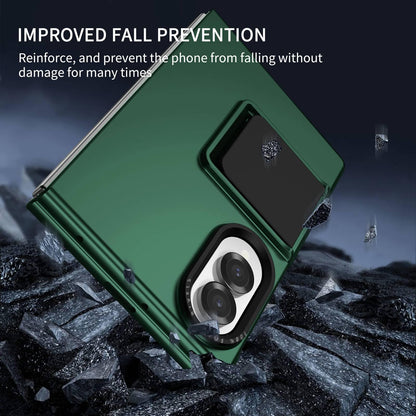 For Galaxy Z Fold8 5G Three-dimensional Folding Holder PC Phone Case - Green - EDA004894805E