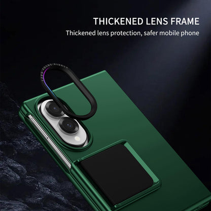 For Galaxy Z Fold8 5G Three-dimensional Folding Holder PC Phone Case - Green - EDA004894805E