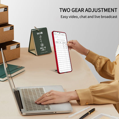 For Galaxy Z Flip7 5G Three-dimensional Folding Holder PC Phone Case - Red - EDA004894806B