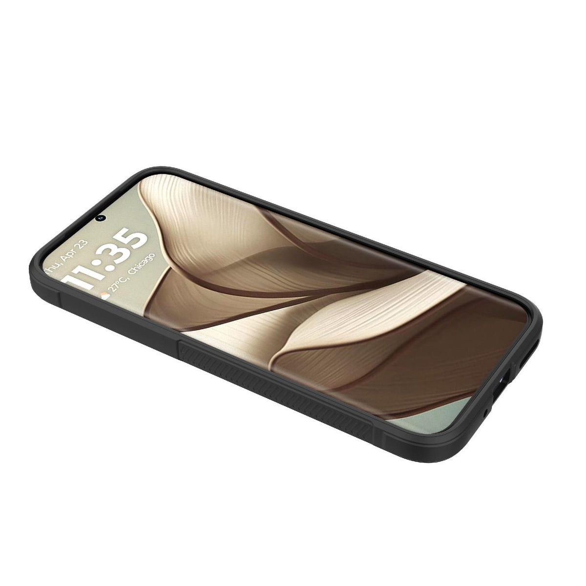 For Motorola Moto G87 5G Global Magic Shield TPU + Flannel Phone Case - Dark Blue - EDA004922729G