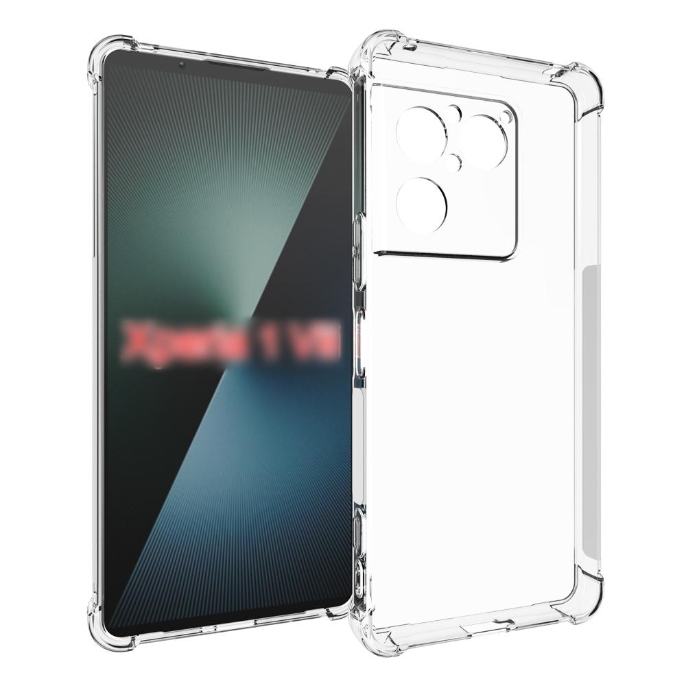 For Sony Xperia 1 VIII Shockproof Non-slip Thickening TPU Phone Case(Transparent)