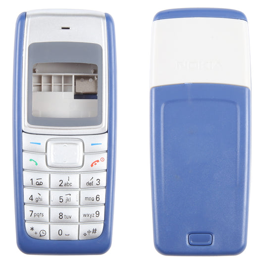 For Nokia 1110 / 1112 Full Housing Cover(Blue)