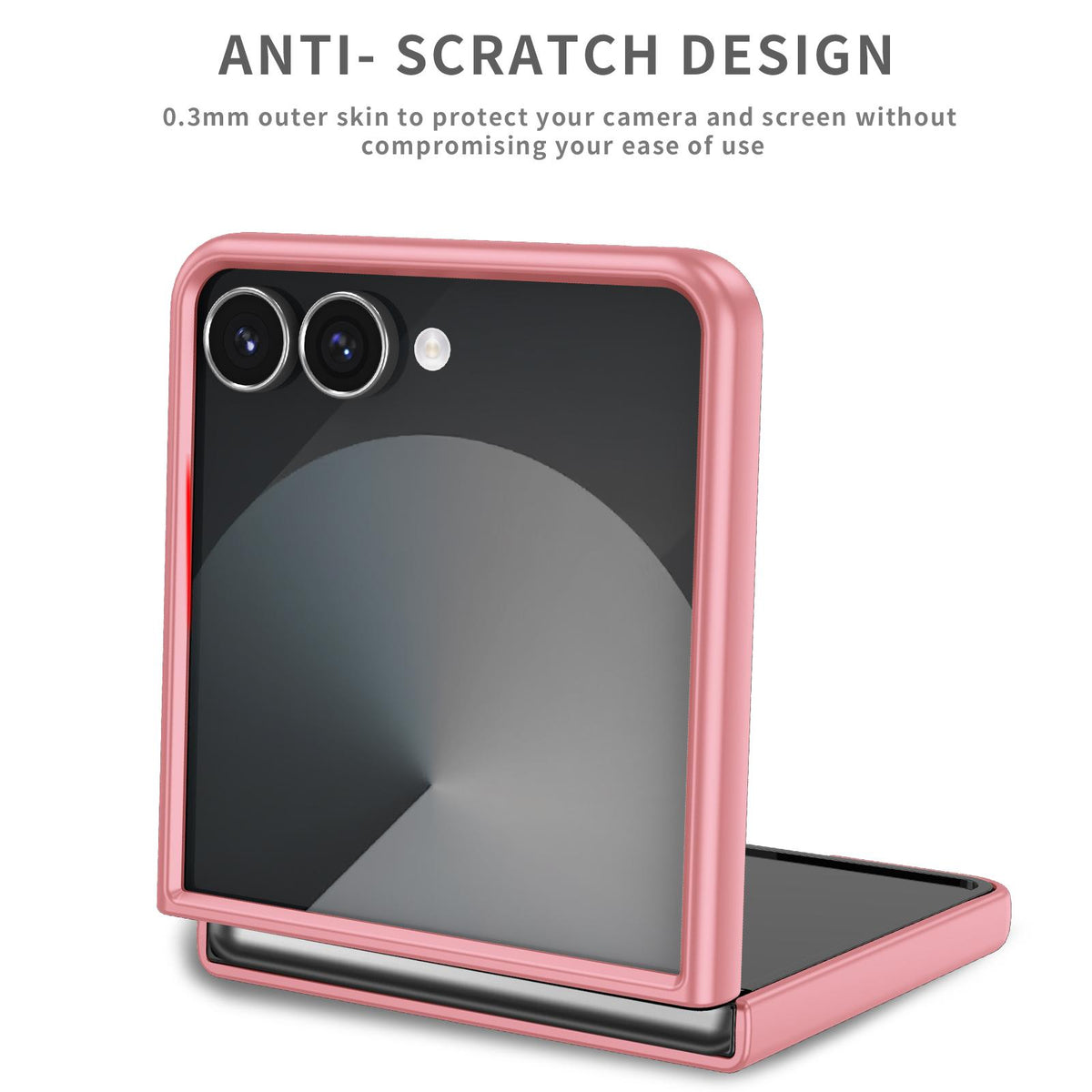 For Galaxy Z Flip8 5G Armor Ring Holder Phone Case - Pink - EDA004969907A
