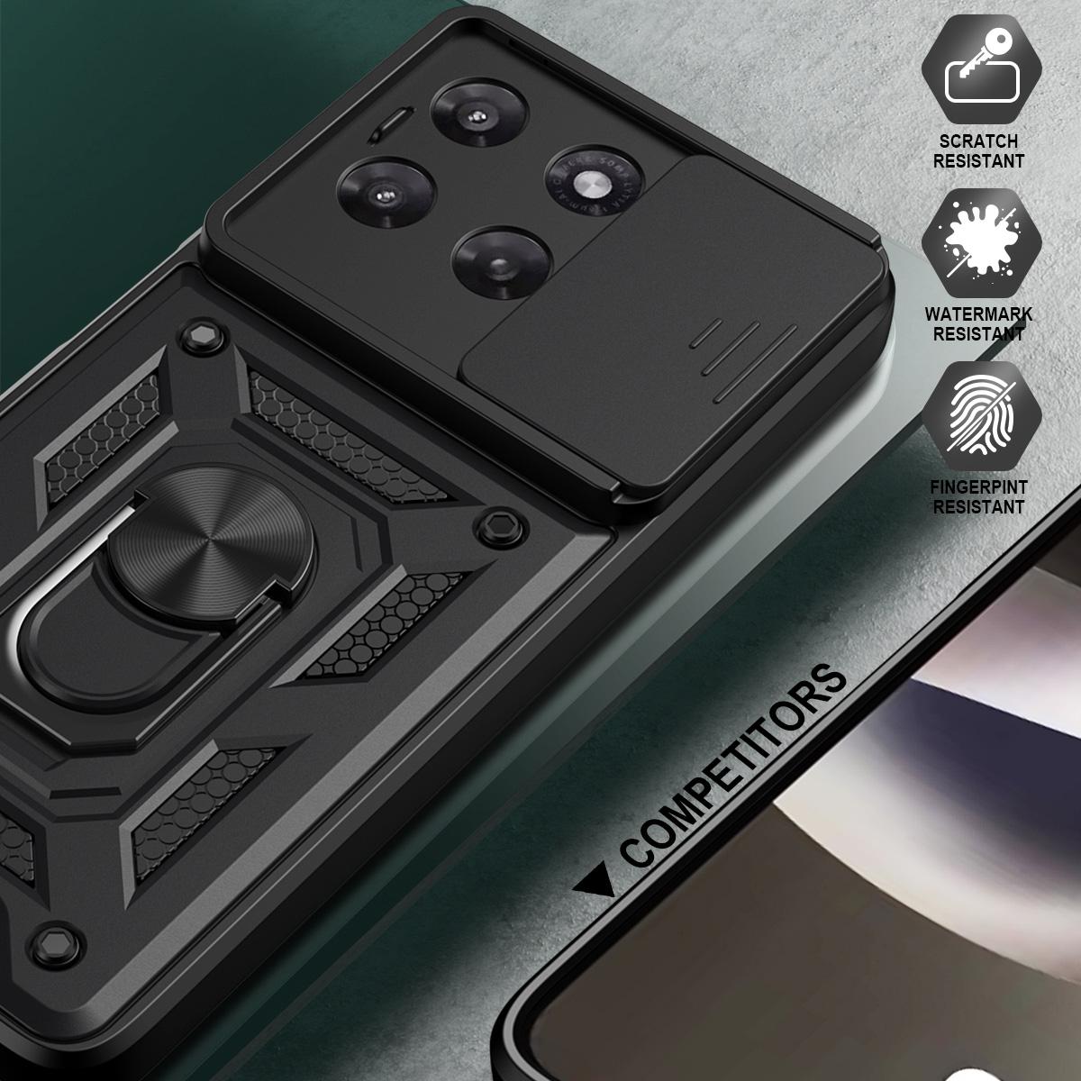 For Motorola Moto G47/G37/G37 Power Sliding Camera Cover Design TPU+PC Phone Case - Blue - EDA004982534E