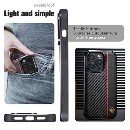 For Google Pixel 11 Pro XL LC.IMEEKE 3 in 1 Carbon Fiber Texture Shockproof Phone Case(Black)