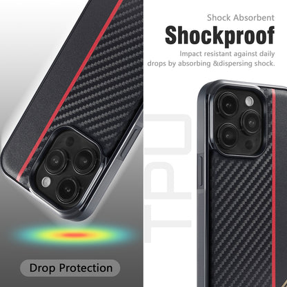 For Google Pixel 11 / 11 Pro LC.IMEEKE 3 in 1 Carbon Fiber Texture Shockproof Phone Case(Black)