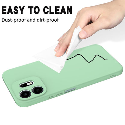 For OnePlus N6 4G Solid Color Liquid Silicone Dropproof Full Coverage Phone Case(Green)