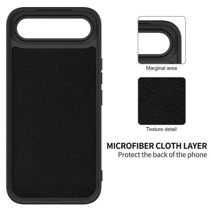 For Tecno Camon Slim 4G Solid Color Liquid Silicone Dropproof Full Coverage Phone Case - Black - EDA005100743A