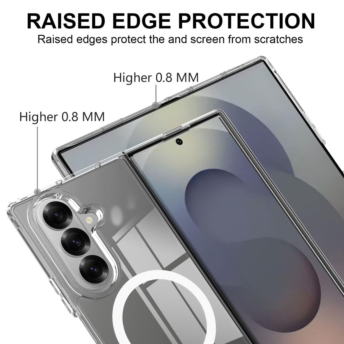 For Galaxy Z Fold8 Ultra 5G MagSafe Transparent Acrylic Phone Case - Default - EDA005100805