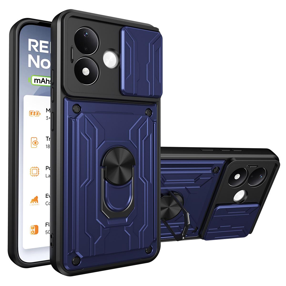 For Redmi Note 17 Pro 5G Global 163.5mm Sliding Camshield TPU+PC Phone Case with Card Slot - Blue - EDA005144716A