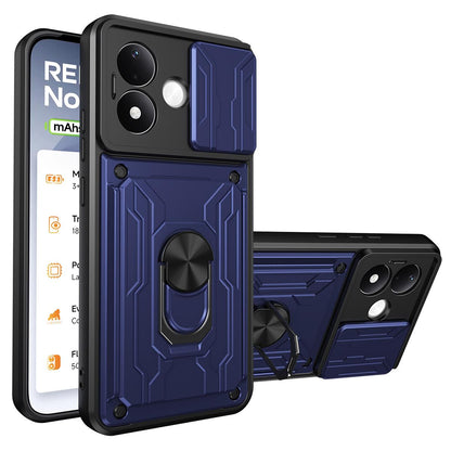For Redmi Note 17 Pro 5G Global 163.5mm Sliding Camshield TPU+PC Phone Case with Card Slot - Blue - EDA005144716A