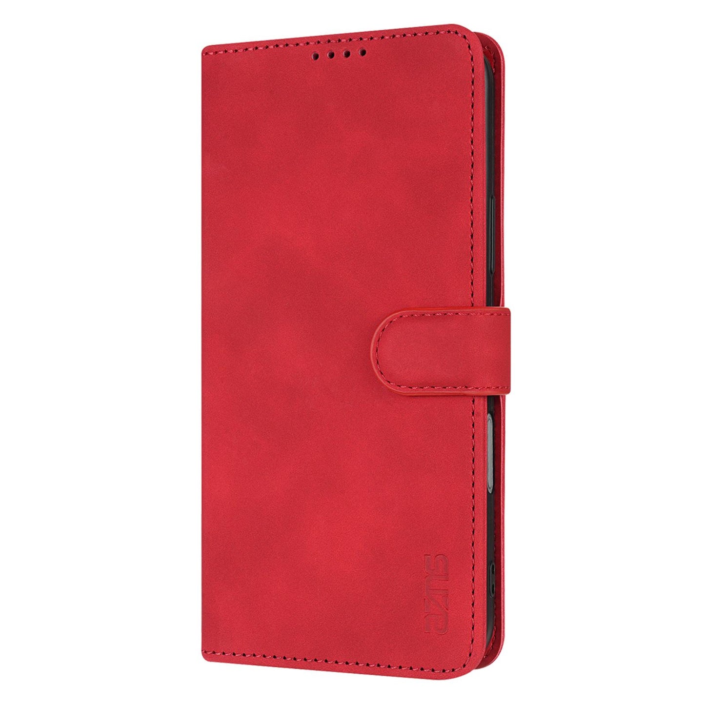 For iPhone 18 Pro Max AZNS Skin Feel Calf Texture Flip Leather Phone Case(Red)