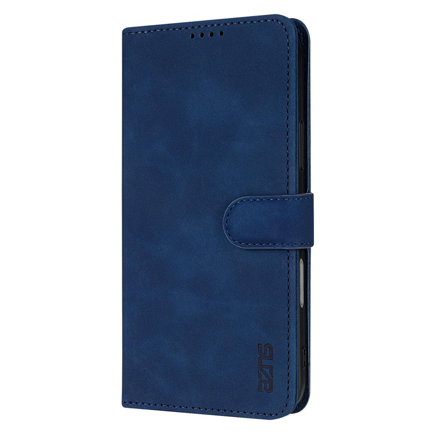 For iPhone 18 Pro AZNS Skin Feel Calf Texture Flip Leather Phone Case(Blue)