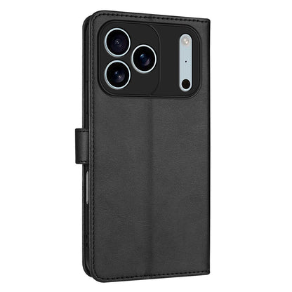 For iPhone 18 Pro AZNS Skin Feel Calf Texture Flip Leather Phone Case(Black)