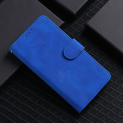 For OPPO A7 Pro Max 5G Skin Feel Magnetic Flip Leather Phone Case(Blue)