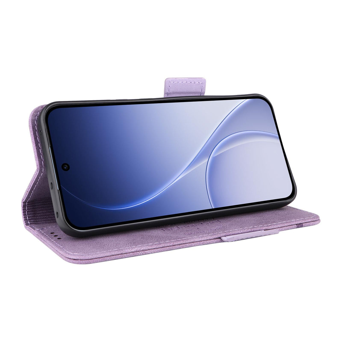 For OPPO Reno15 F 5G Magnetic Clasp Leather Phone Case - Purple - EDA005209328C